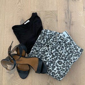 Ann Taylor LOFT Leopard Print MODERN Skinny Jeans